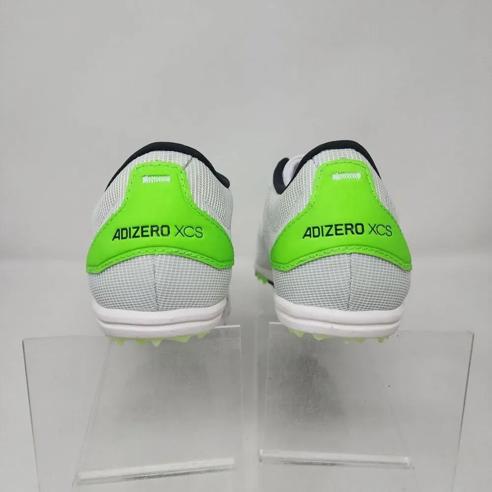 Adidas Adizero XCS Shoes Mens Size 10.5 White Green Track Running Spikes GX6681